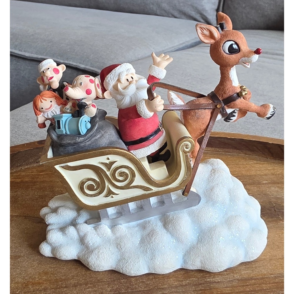 Enesco Rudolph Island of Misfit Toys Won't You Guide My Sleigh Figurine 930962